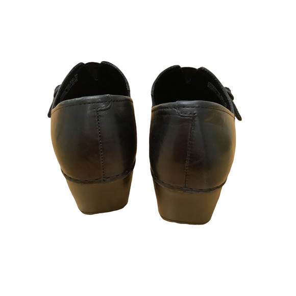DANSKO BLACK LEATHER SLIP ON SHOES EU 39 US 8.5-9 - Picture 4 of 10